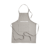 Schürze zum Binden | Grau