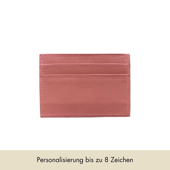 Kartenhalter Glattleder | Misty Rose