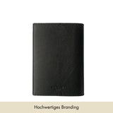 Personalisierte Reise Accessoires - Reisepass-Hülle | Schwarz - MERSOR