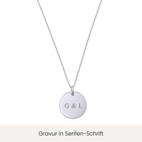 Ketten-Anhänger mit Gravur 925 Silber | Schrift