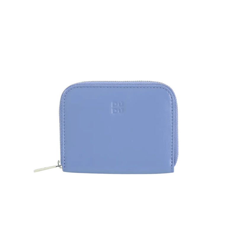Mini Wallet | Sky Blue & Silber – Vorbestellung