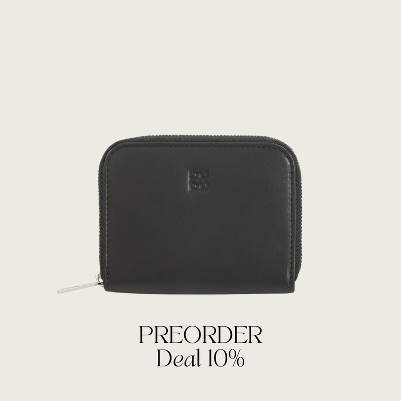 Mini Wallet | Schwarz & Silber – Vorbestellung