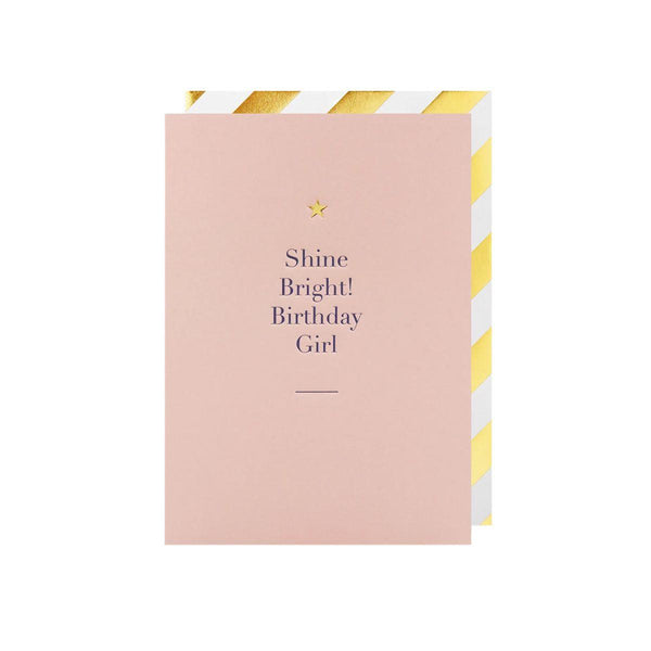 Grußkarte | Shine Bright! Birthday Girl