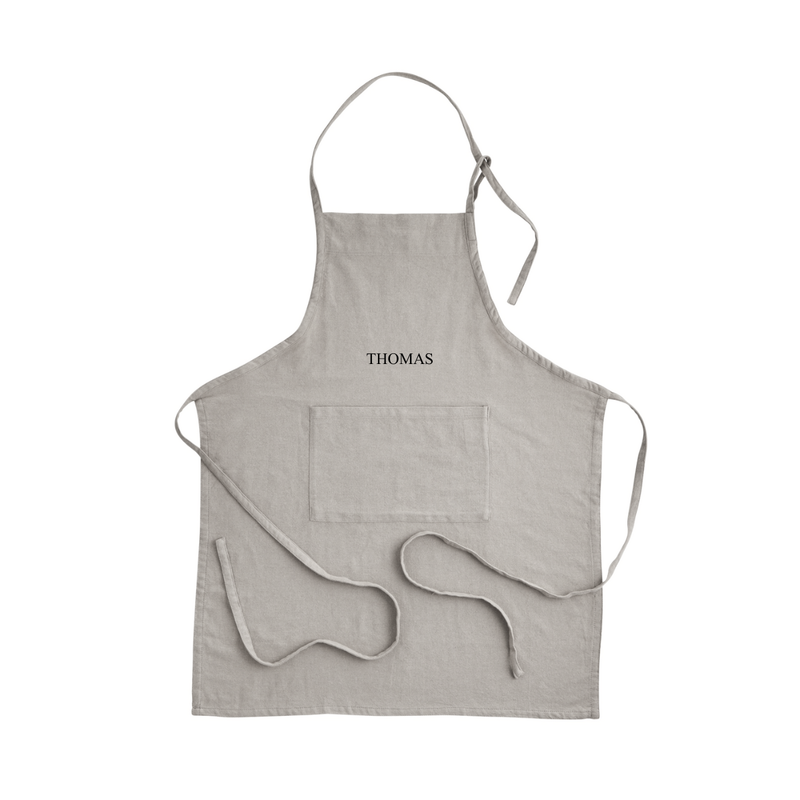 Schürze zum Binden | Grau