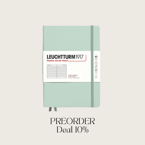 Notizbuch A5 Hardcover | Mint Green – Vorbestellung