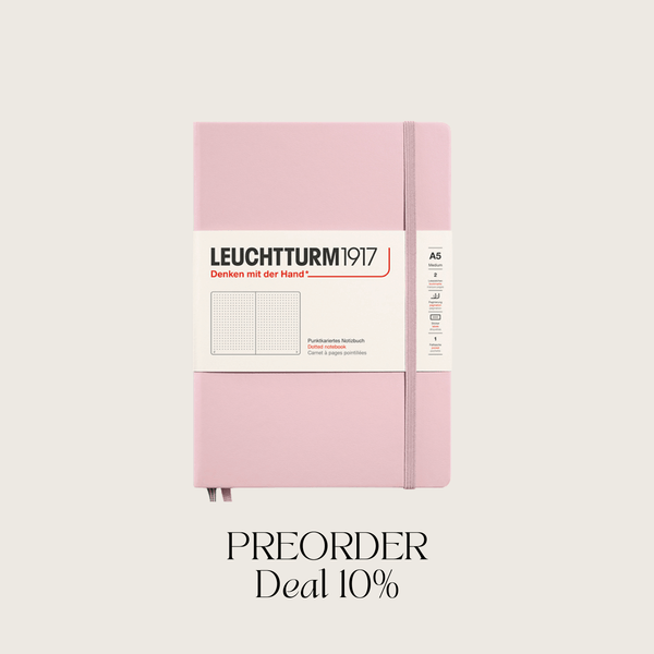 Notizbuch A5 Hardcover | Puderrosa – Vorbestellung