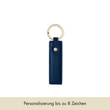 Schlüsselanhänger Classic | Nachtblau & Gold - Schlüsselanhänger mit Monogramm - Nachtblau & Gold | MERSOR