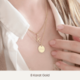 Ketten-Anhänger mit Gravur Echtgold | Zeichnung