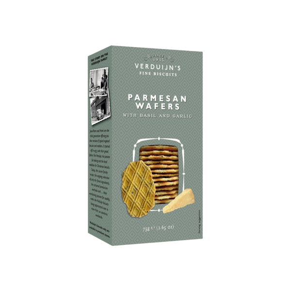 Parmesan Gebäck mit Basilikum & Knoblauch