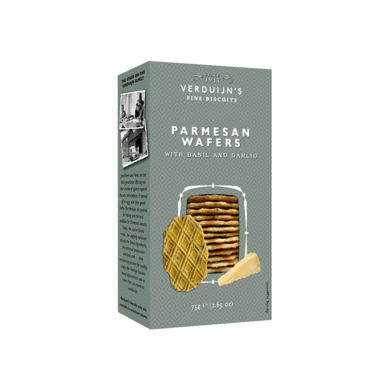 Parmesan Gebäck mit Basilikum & Knoblauch