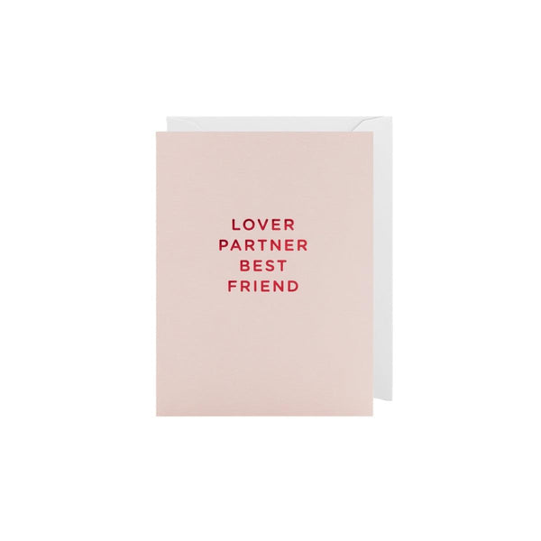 Grußkarte Mini | Lover Partner Best Friend