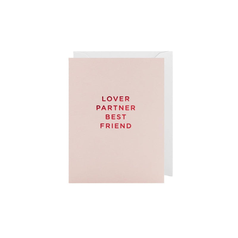 Grußkarte Mini | Lover Partner Best Friend