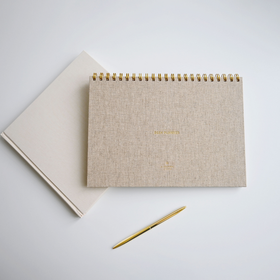 Weekly Desk Planner | Linen